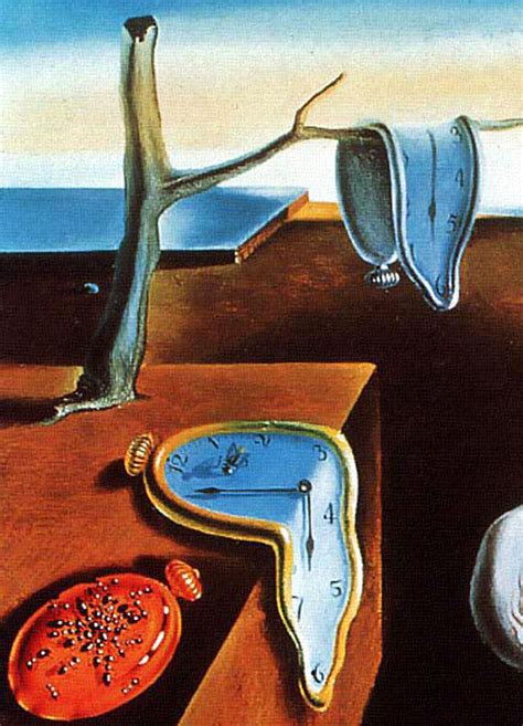 salvador dali paintings melting clocks